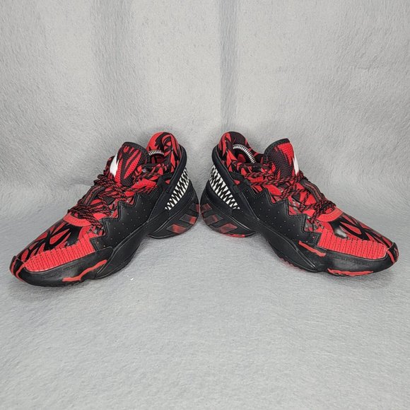 adidas MARVEL X D.O.N. ISSUE #2 J 'VENOM CARNAGE' Men's 6 FW8754 - Picture 4 of 8